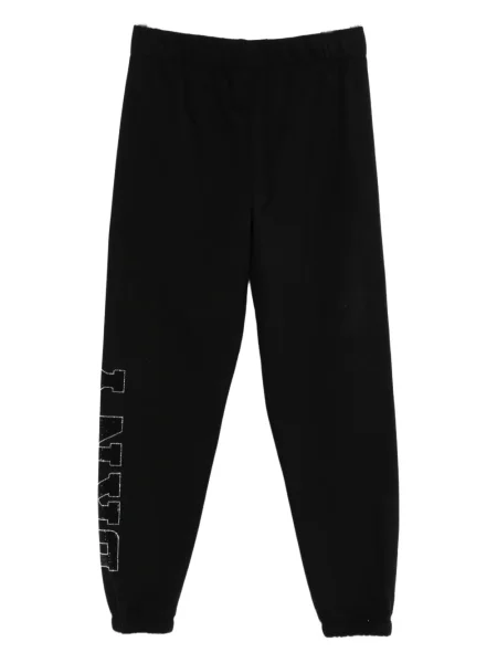 Stras pantaloni Dkny alergare negru