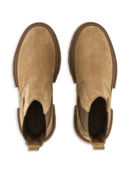 Botine Hogan din piele de căprioară