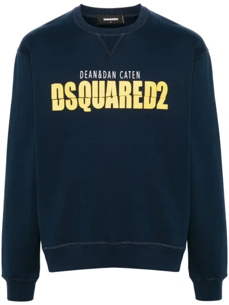 Hanorac Dsquared2 cu imagine albastru