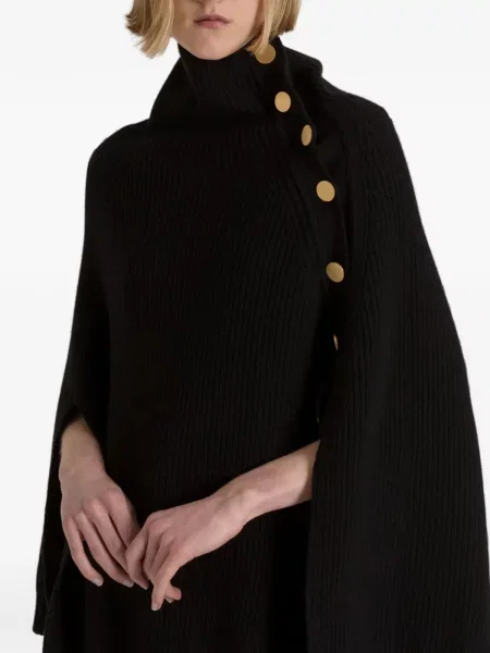 Geacă cu puf Alberta Ferretti tricotate negru