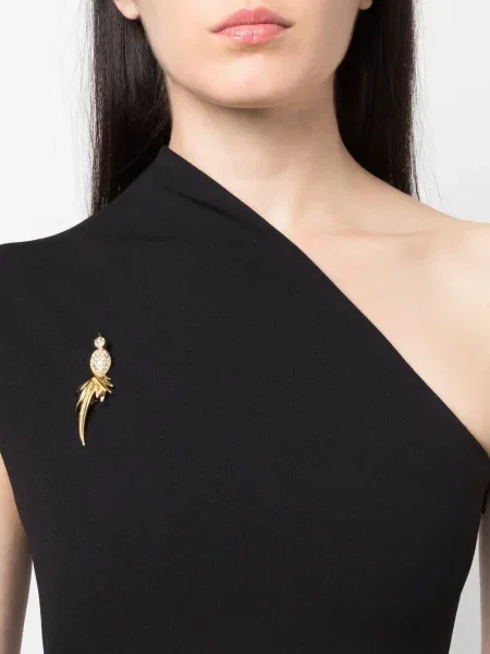 Kamínky brož Christian Dior Pre-owned zlatá