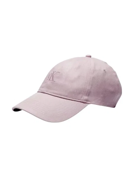 Czapka z daszkiem Calvin Klein z logo różowa