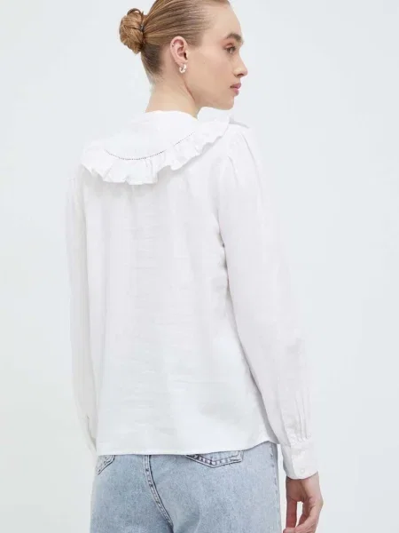 Lněná košile Levi's regular bílá