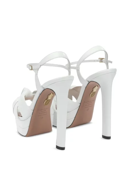 Sandale Aquazzura s platformom bijela