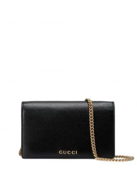 Geanta de piele Gucci din piele negru
