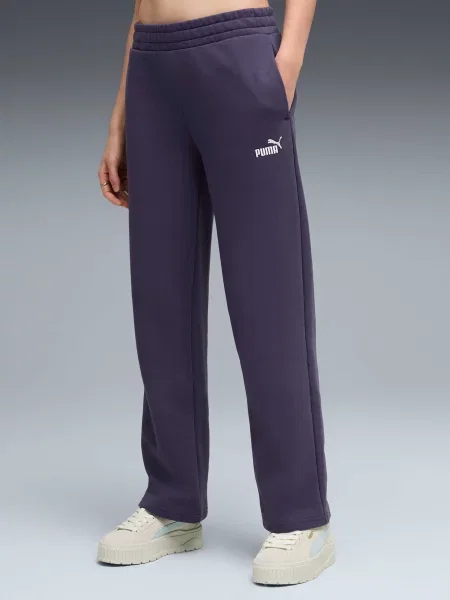 Спортивні штани PUMA Ess Logo Straight Pants комбінований верх фіолетовий