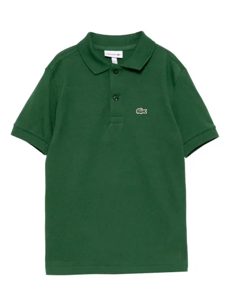 Koszulka polo dziecięca Lacoste zielona