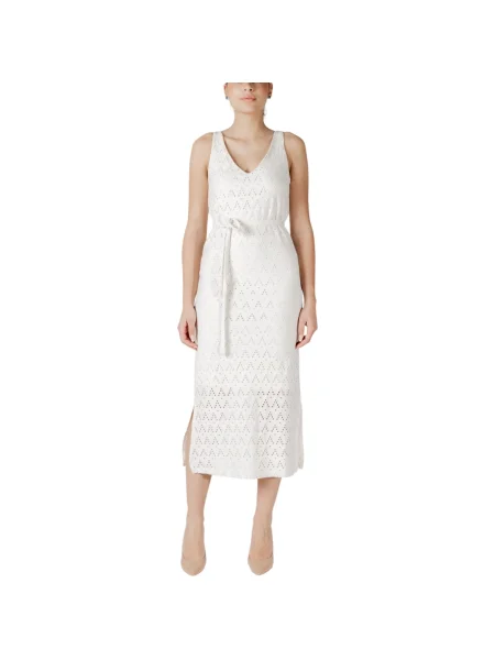 Rochie midi Vila alb