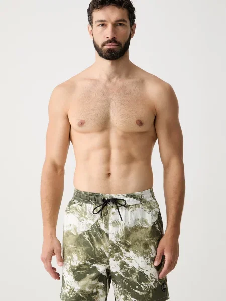 Fusalp pantaloni scurți de baie pentru bărbați HALFI MOUNTAIN verde