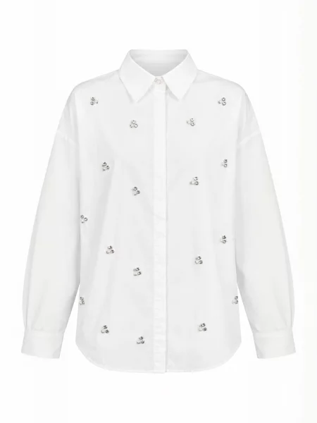 Crās Tricou Gerdacras argintiu alb