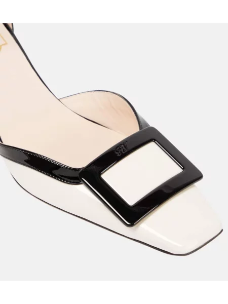 Sandale Roger Vivier din piele de lac