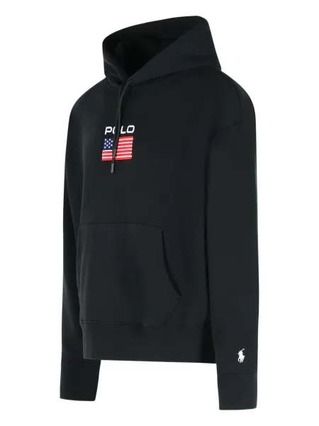 Polo Polo Ralph Lauren cu broderie negru