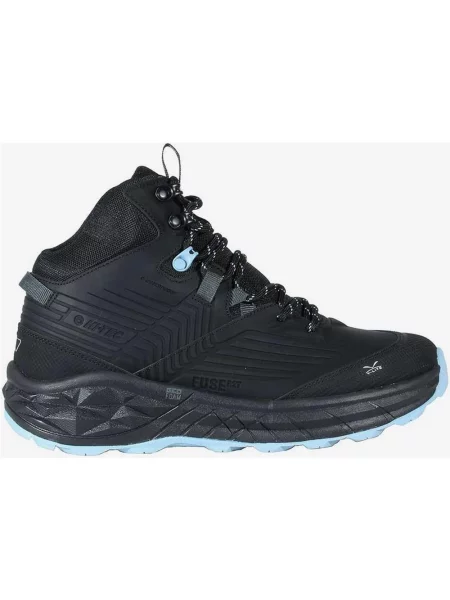 Buty trekkingowe Hi-Tec Geo Fuse Trek Mid niebieskie 40 czarne