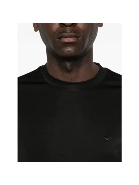 Koszulka polo Emporio Armani czarna
