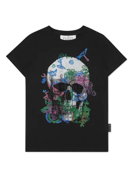 Koszulka dziecięca Philipp Plein czarna