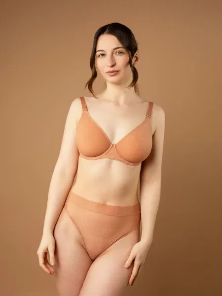 Труси brabrabra світло-коричневий поліамід/еластан коричневі