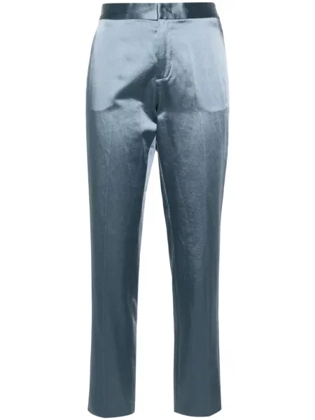Pantaloni Fabiana Filippi din satin albastru