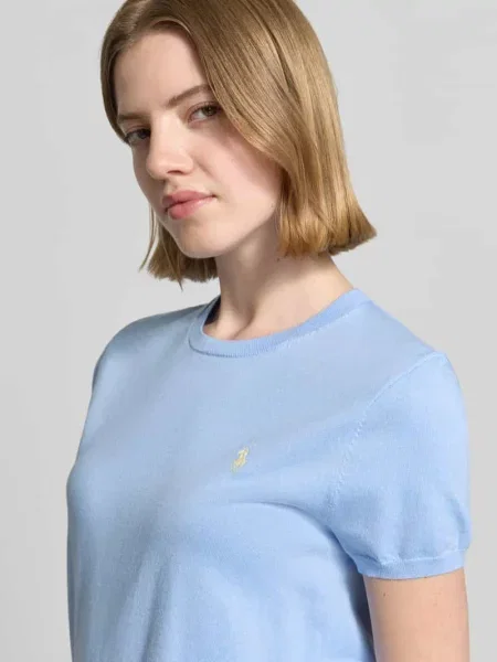 Polo Ralph Lauren sweter z bawełną PIMA COTTON niebieski