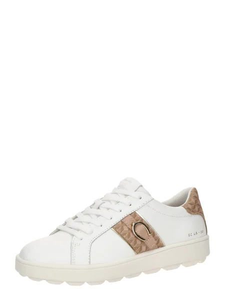 Sneakerși Geox alb