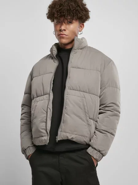Kurtka Urban Classics Cropped Puffer Jacket Grey S szara