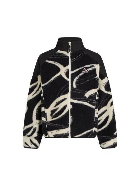 O'NEILL Jachetă fleece negru alb