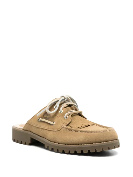 Fűzős csipkés mules Timberland rojtokkal