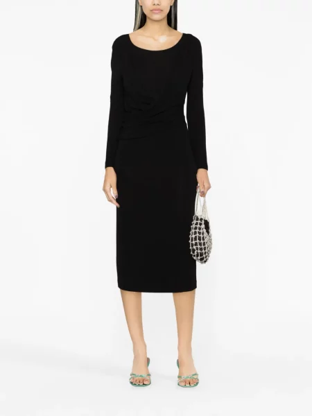 Ilgas kostiumas maxi suknele Alberta Ferretti juoda
