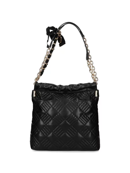 Colier Love Moschino cu bretele negru