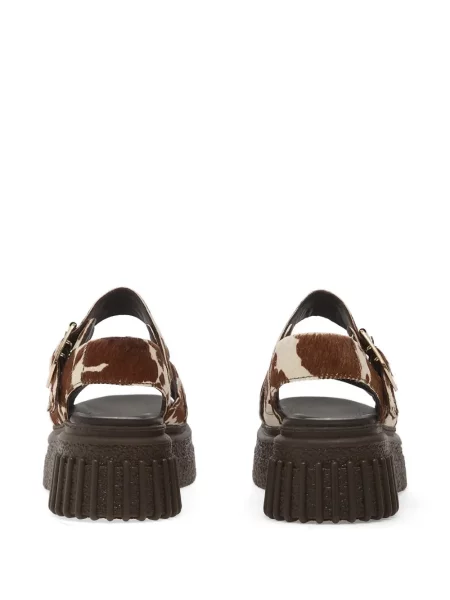 Sandale Clarks cu platformă cu imagine maro