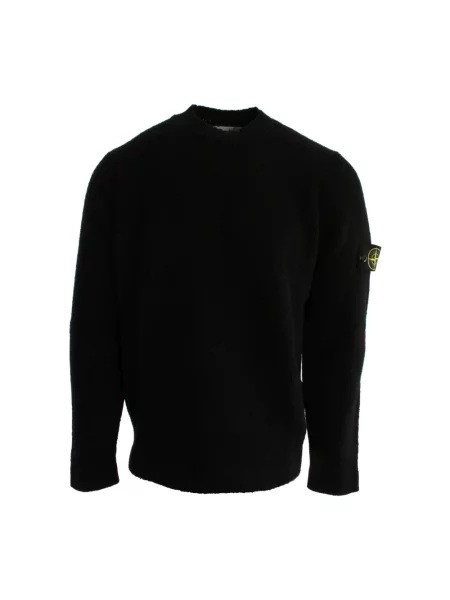 Sweter Stone Island z kamieniami czarny