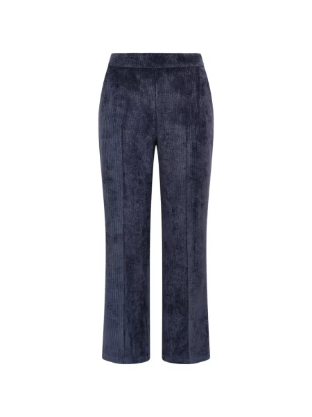 Pantaloni Maliparmi de catifea cord albastru