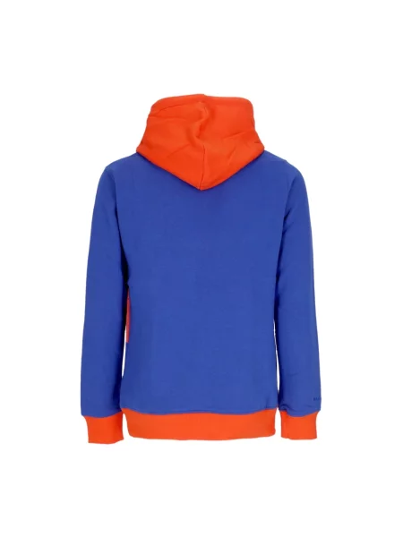 Bluza z kapturem Mitchell & Ness z kapturem niebieska