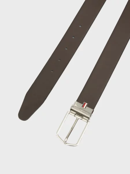 Кожаный ремень Tommy Hilfiger в деловом стиле