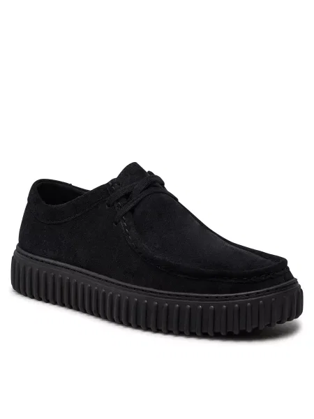 Nizki čevlji Clarks Torhill Lo Black Sde črna