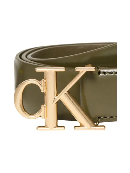 Curea Calvin Klein Jeans cu cataramă verde