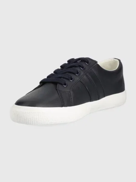 Кожаные кроссовки Lauren Ralph Lauren синие