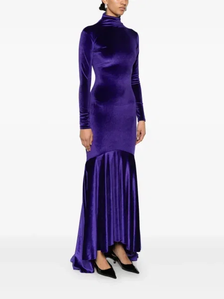 Rochie Atu Body Couture de catifea violet