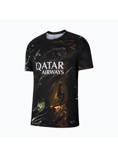 Мъжка футболна тениска Nike Paris Saint-Germain Match black/white/black бяло