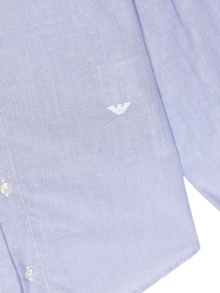 Koszula dziecięca Emporio Armani niebieska