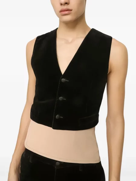 Odgovarati odijelo Dolce & Gabbana od samta crna