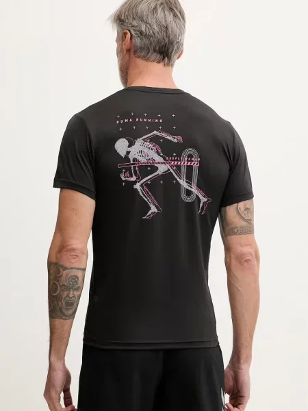 Puma trening kratka majica Illustration Graphic črna