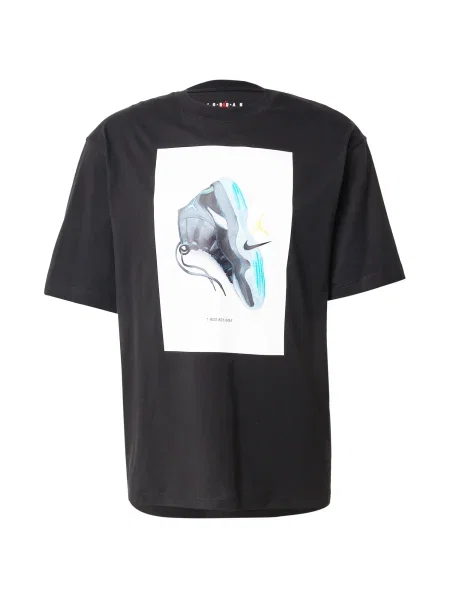 Jordan Majica BRK AD opal / neonsko modra / črna bela