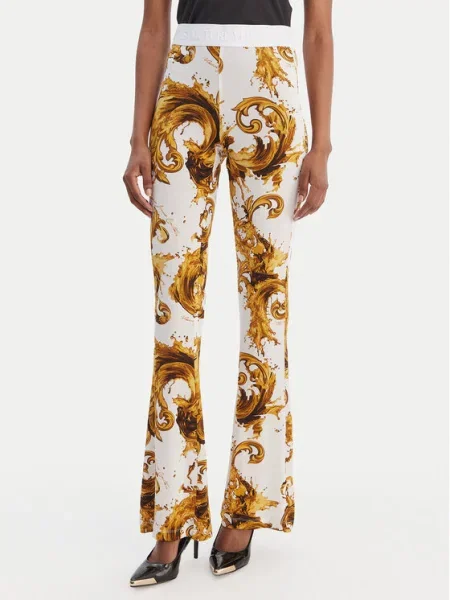 Versace Jeans Couture Leggings Flare Fit fehér