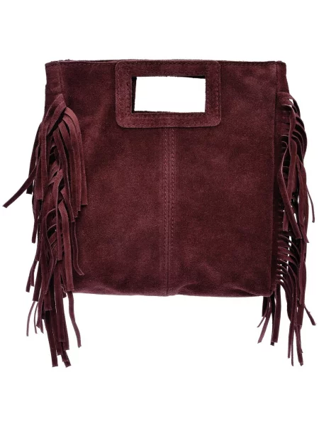 Geantă shopper Anna Luchini bordo