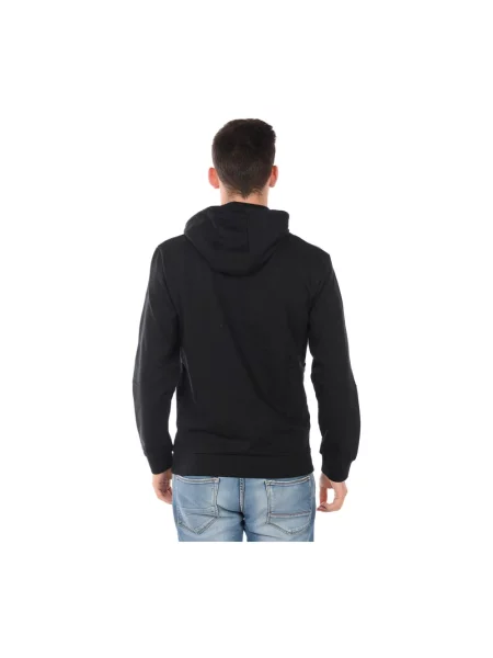 Bluza z kapturem Emporio Armani z kapturem czarna