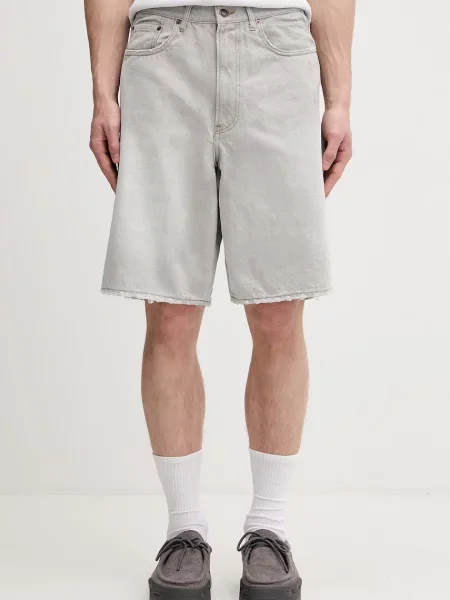 BEAMS pantaloni scurți din denim pentru bărbați