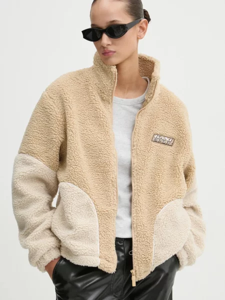 Kurtka Karl Kani Sport Patch Teddy Block Track Jacket Sand/ Light Sand XS beżowa