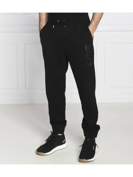 BOSS BLACK Pantaloni de trening Lamont negru