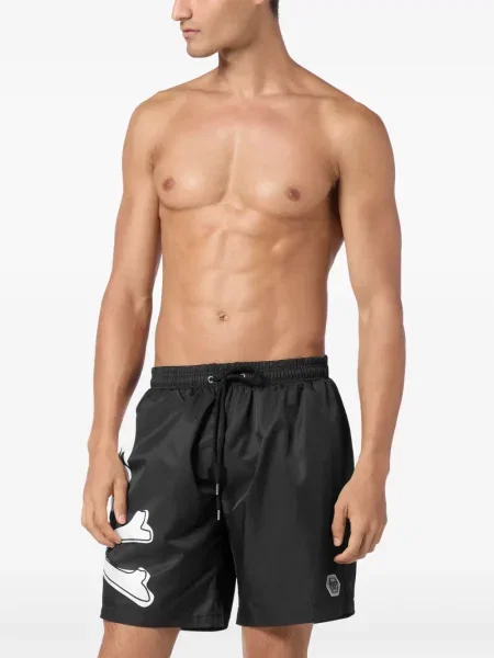 Slip de baie Philipp Plein negru