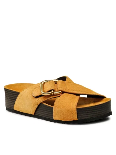 Шльопанці Gino Rossi Dark Orange